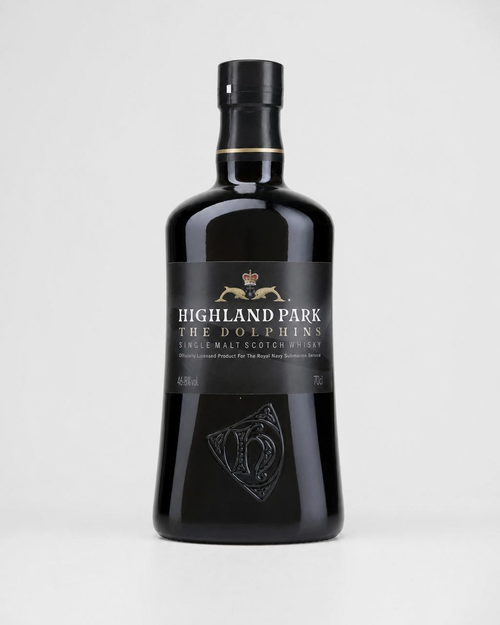 Highland Park The Dolphins Royal Navy Submarine Service Bottling bottle