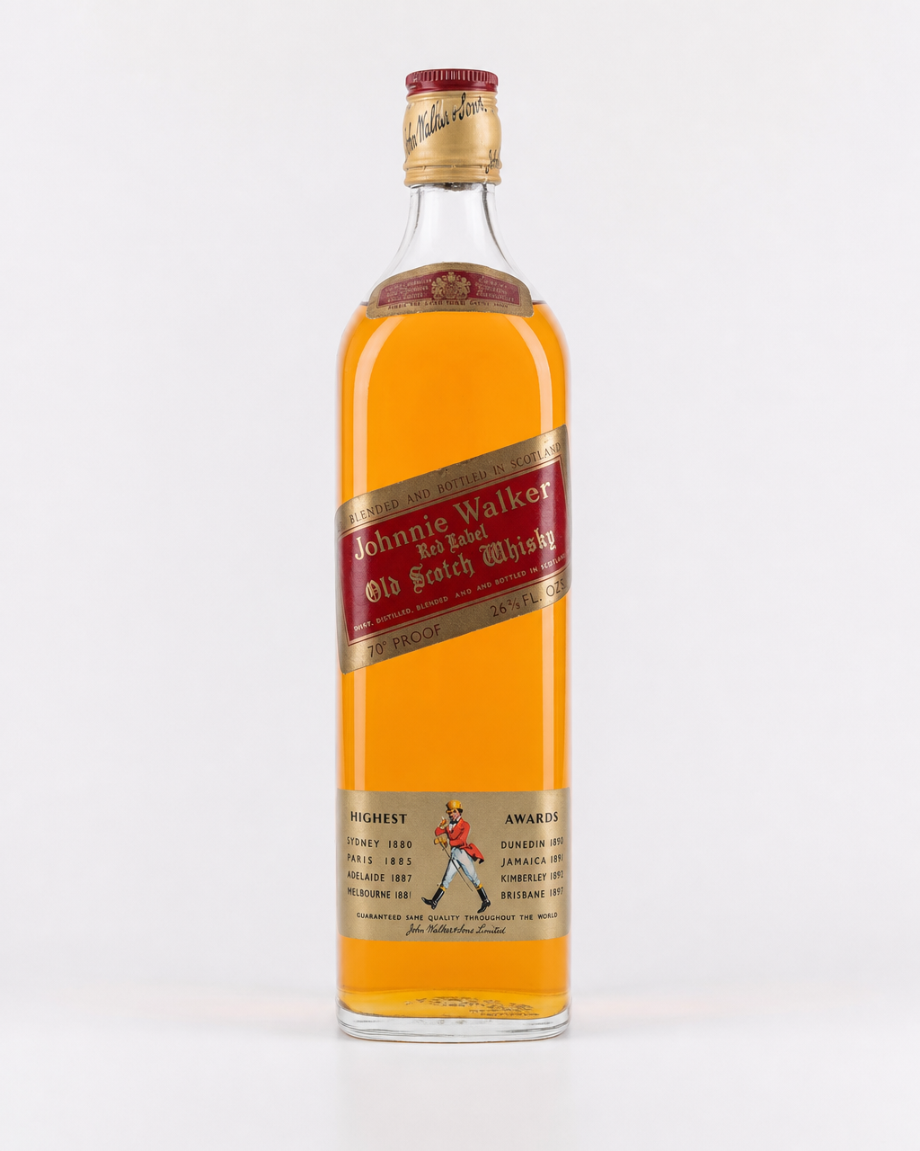 Johnnie Walker Red Label / Bottled 1970s bottle
