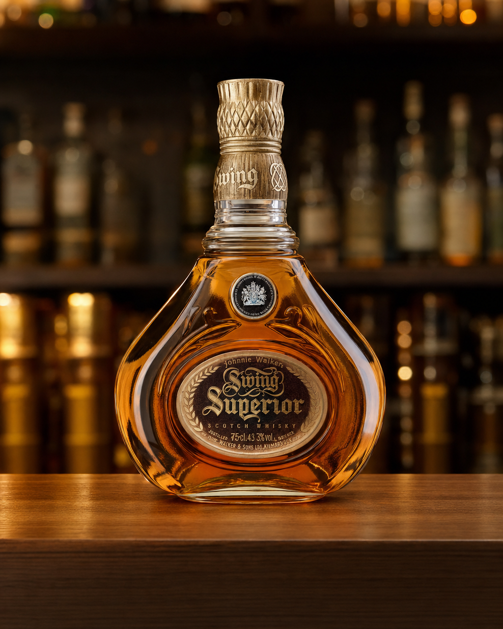 Johnnie Walker Swing Superior 75cl bottle, alternate view