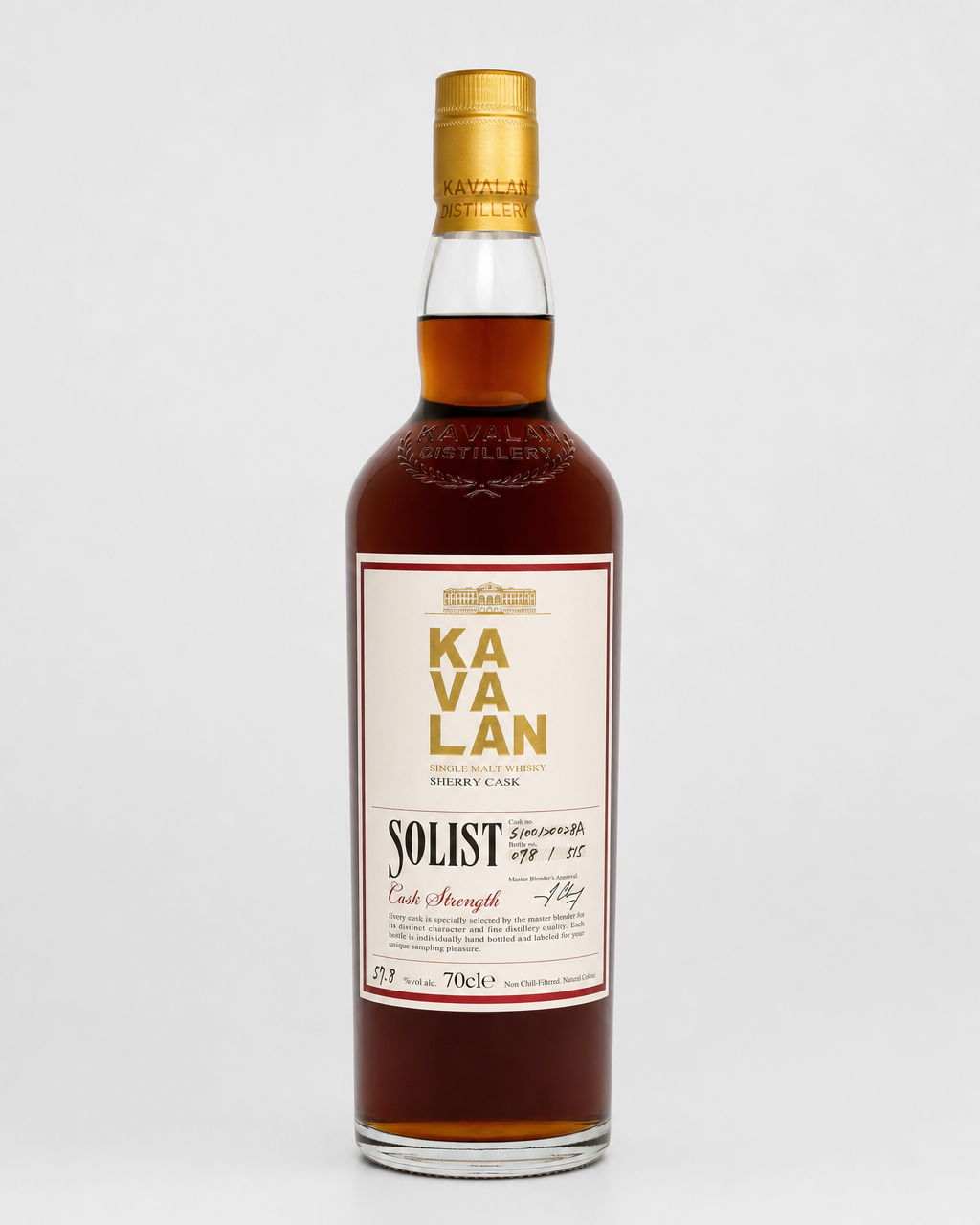 Kavalan Solist Sherry Cask bottle