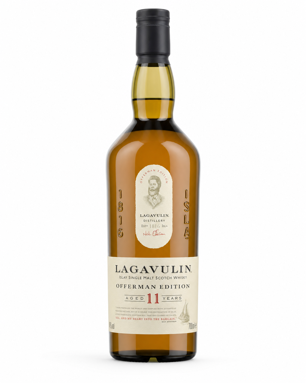 Lagavulin 11 Year Old Offerman Edition bottle