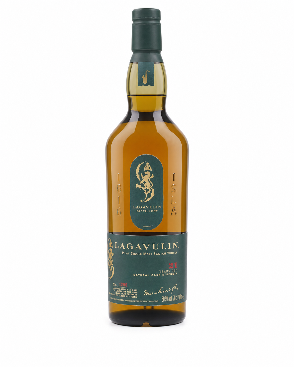 Lagavulin 21 Year Old Jazz Festival 2019 bottle