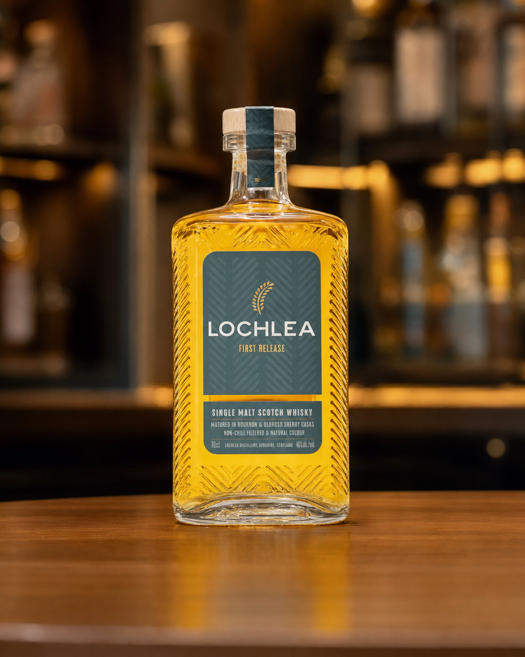 Lochlea First Release bottle, alternate view