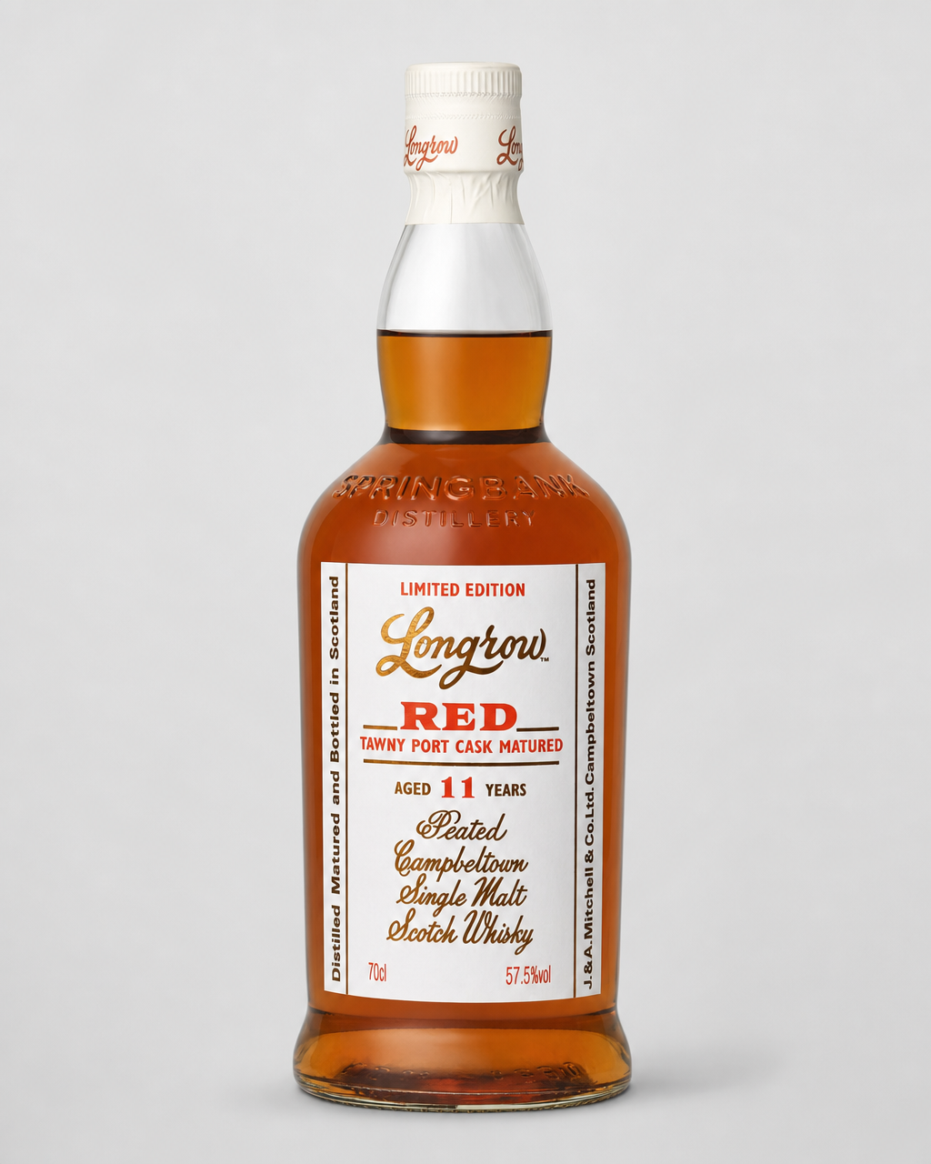 Longrow 11 Year Old Red Tawny Port bottle