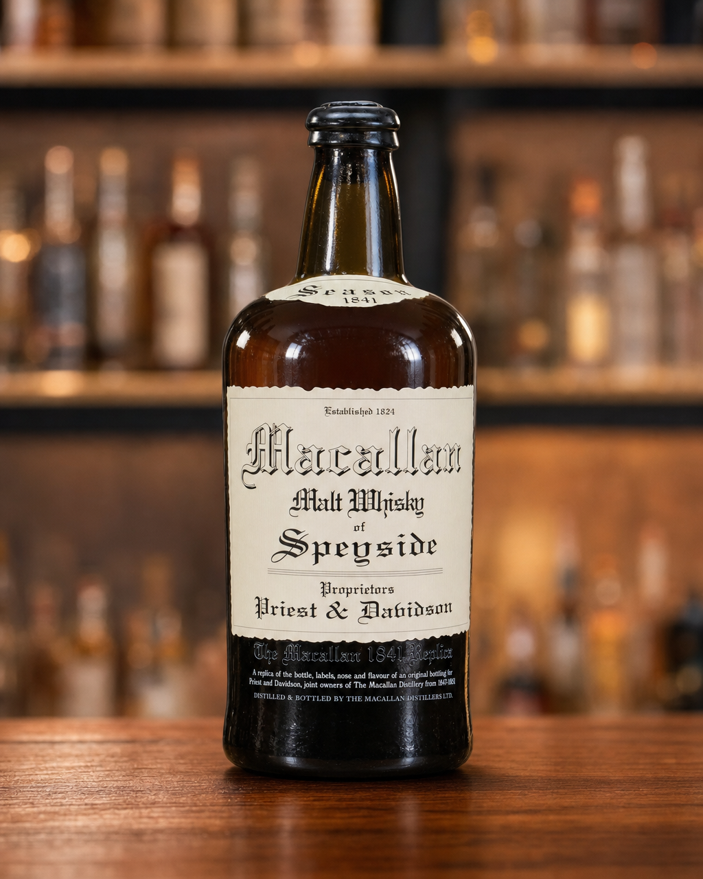 Macallan 1841 Replica bottle, alternate view