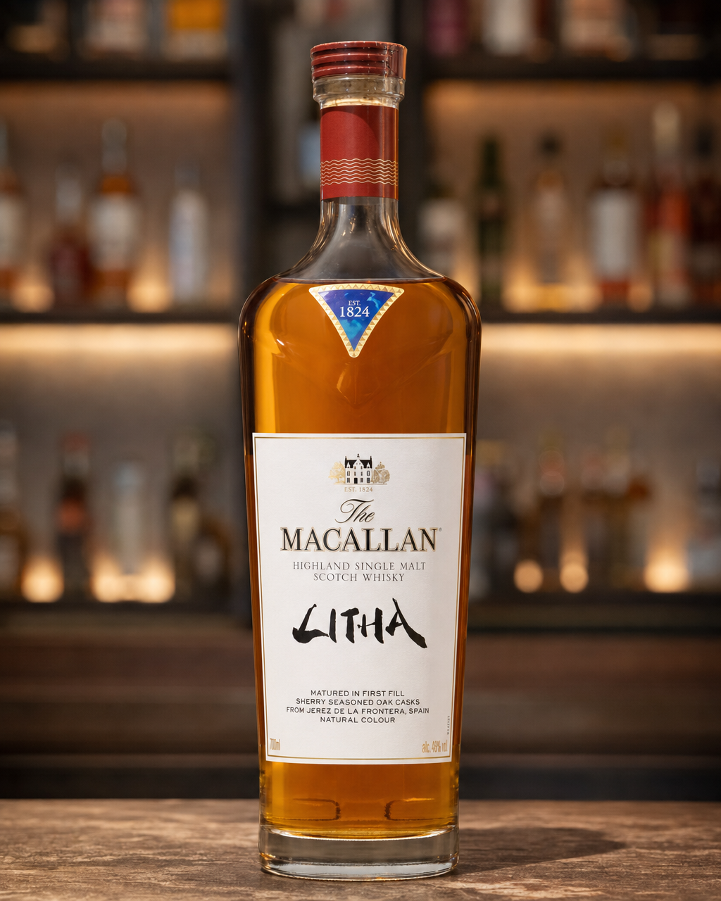 Macallan Litha bottle, alternate view