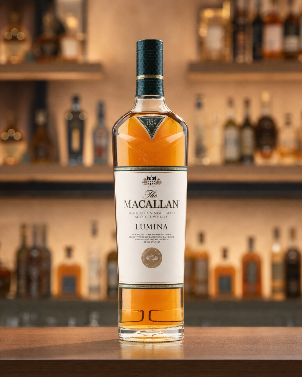 Macallan Lumina bottle, alternate view