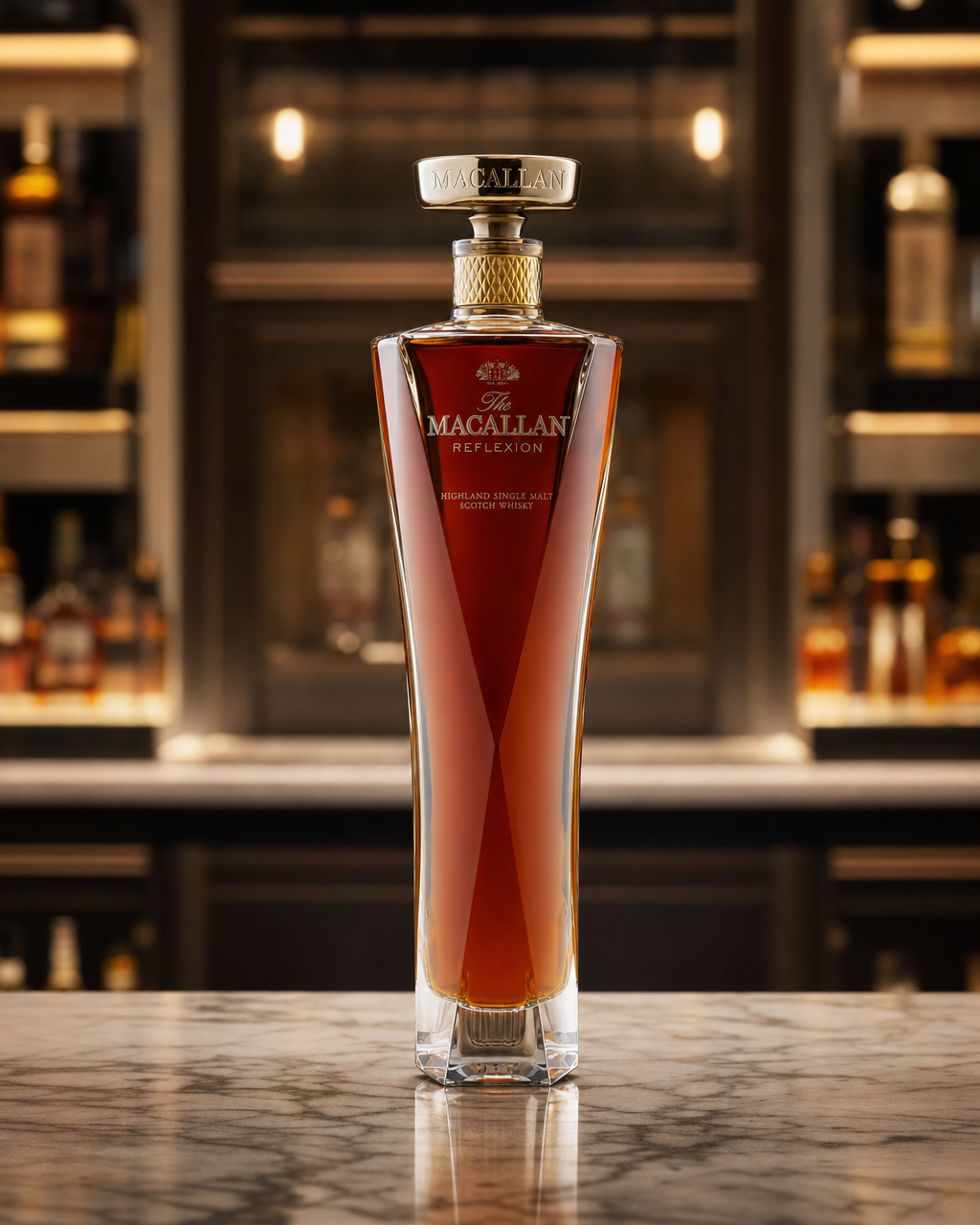 Macallan Reflexion bottle, alternate view
