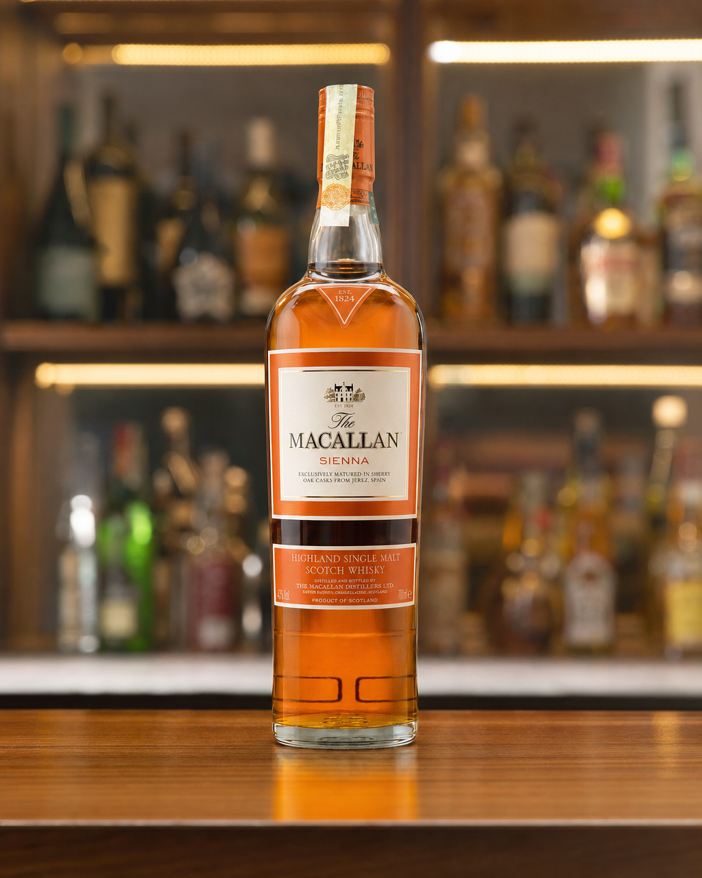 Macallan Sienna bottle, alternate view