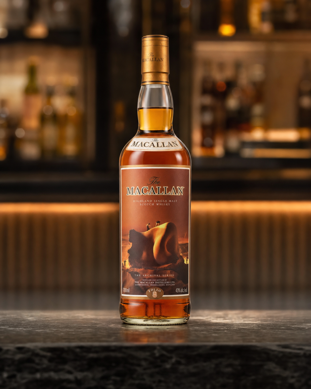 Macallan The Archival Series - Folio 8 bottle, alternate view