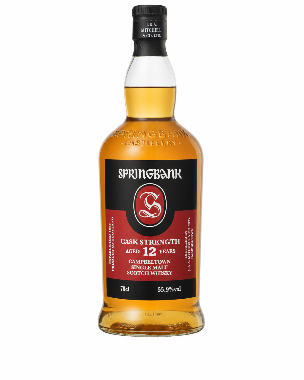 Springbank 12 Year Old Cask Strength 2021 / 55.9% bottle