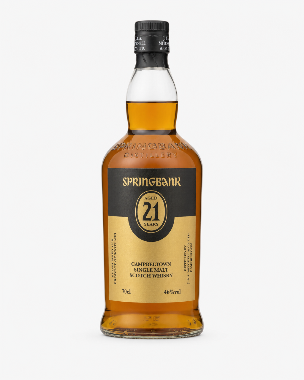 Springbank 21 Year Old 2022 Release bottle