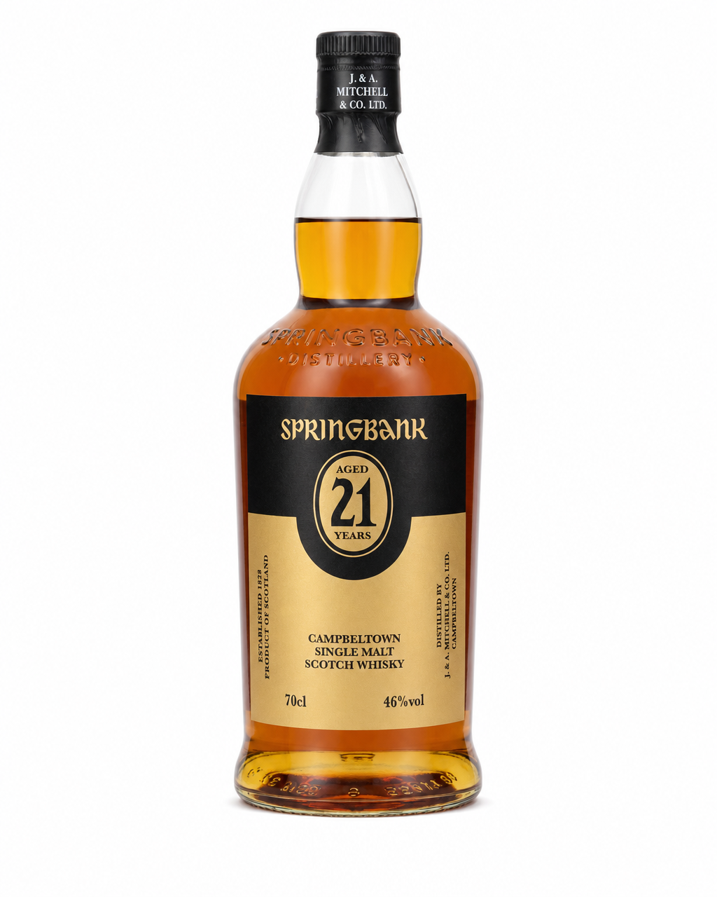 Springbank 21 Year Old 2023 Release bottle