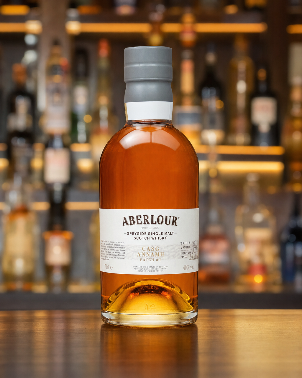 Aberlour Casg Annamh Batch #1 bottle, alternate view
