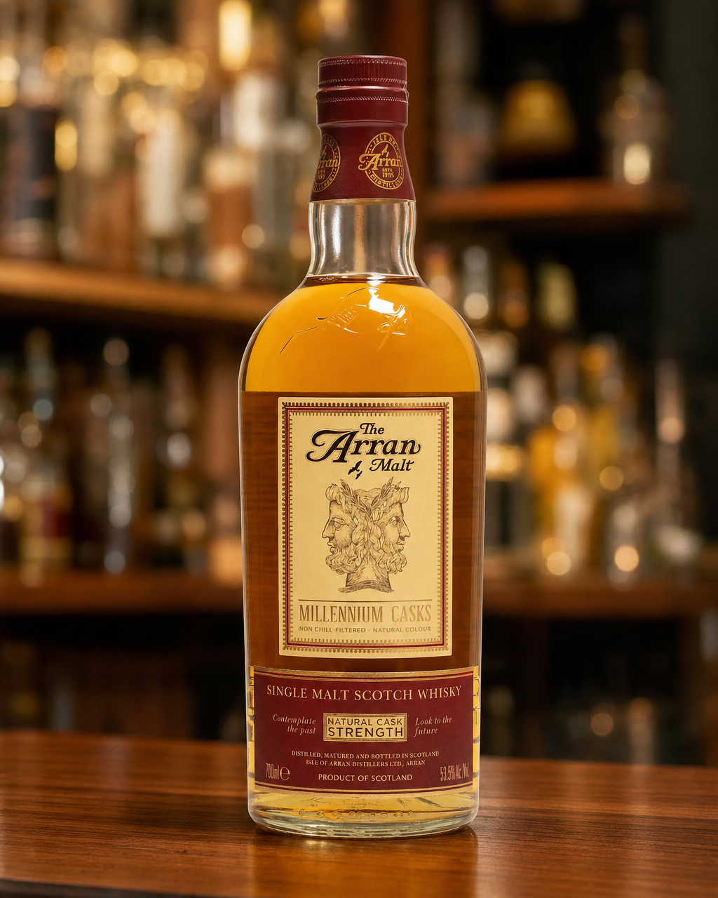 Arran Millennium Casks bottle, alternate view