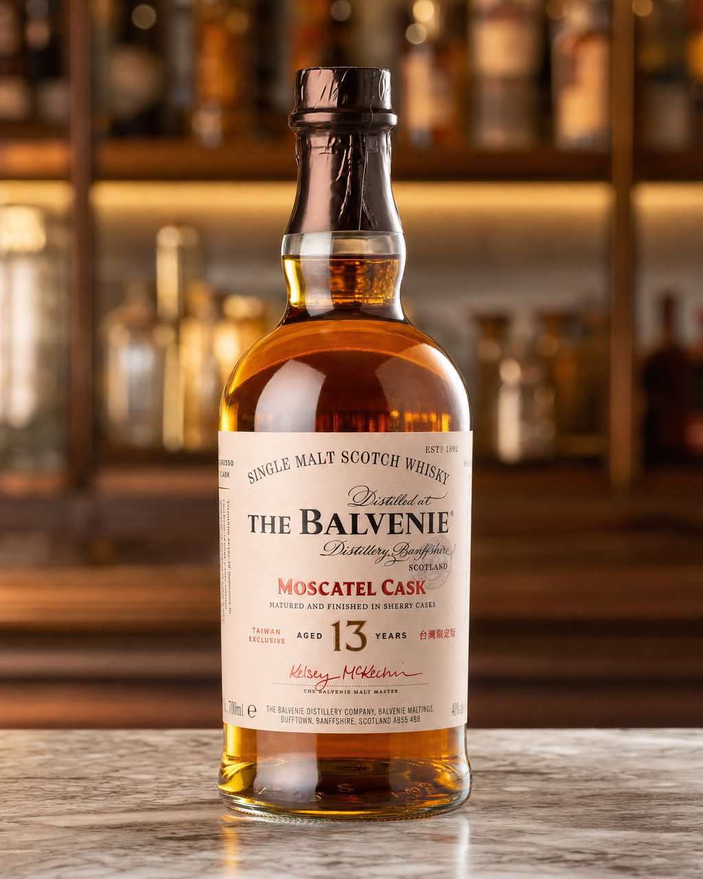 Balvenie 13 Year Old Moscatel Cask Taiwan Exclusive bottle, alternate view