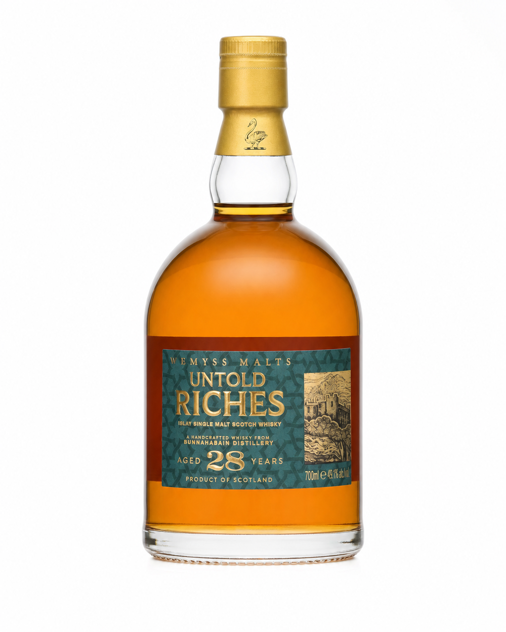 Bunnahabhain 28 Year Old Untold Riches Wemyss Malts bottle