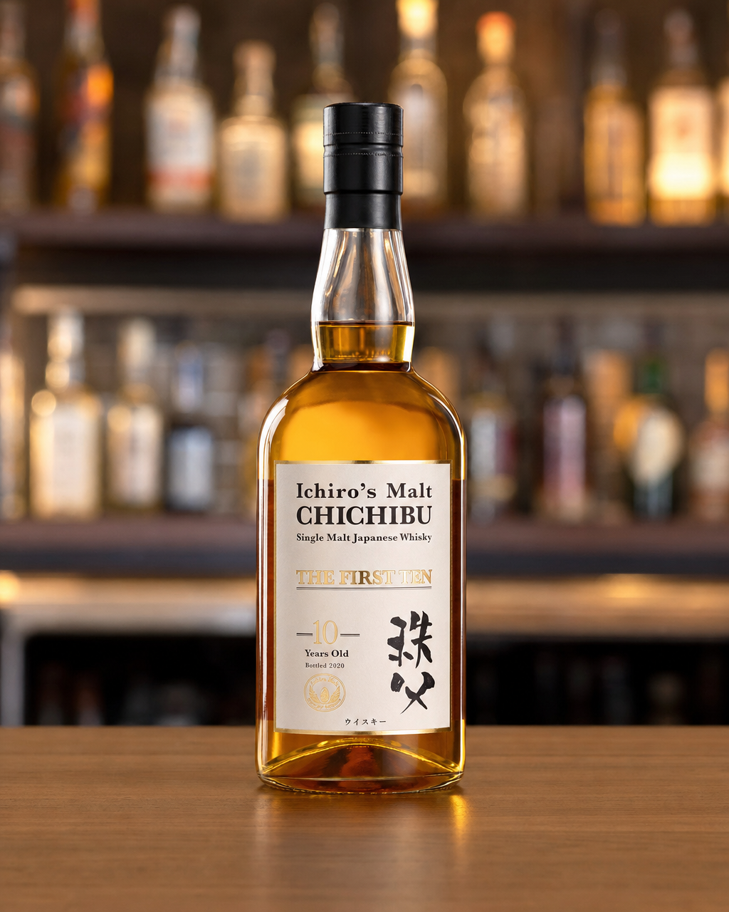 Chichibu 10 Year Old The First Ten bottle, alternate view