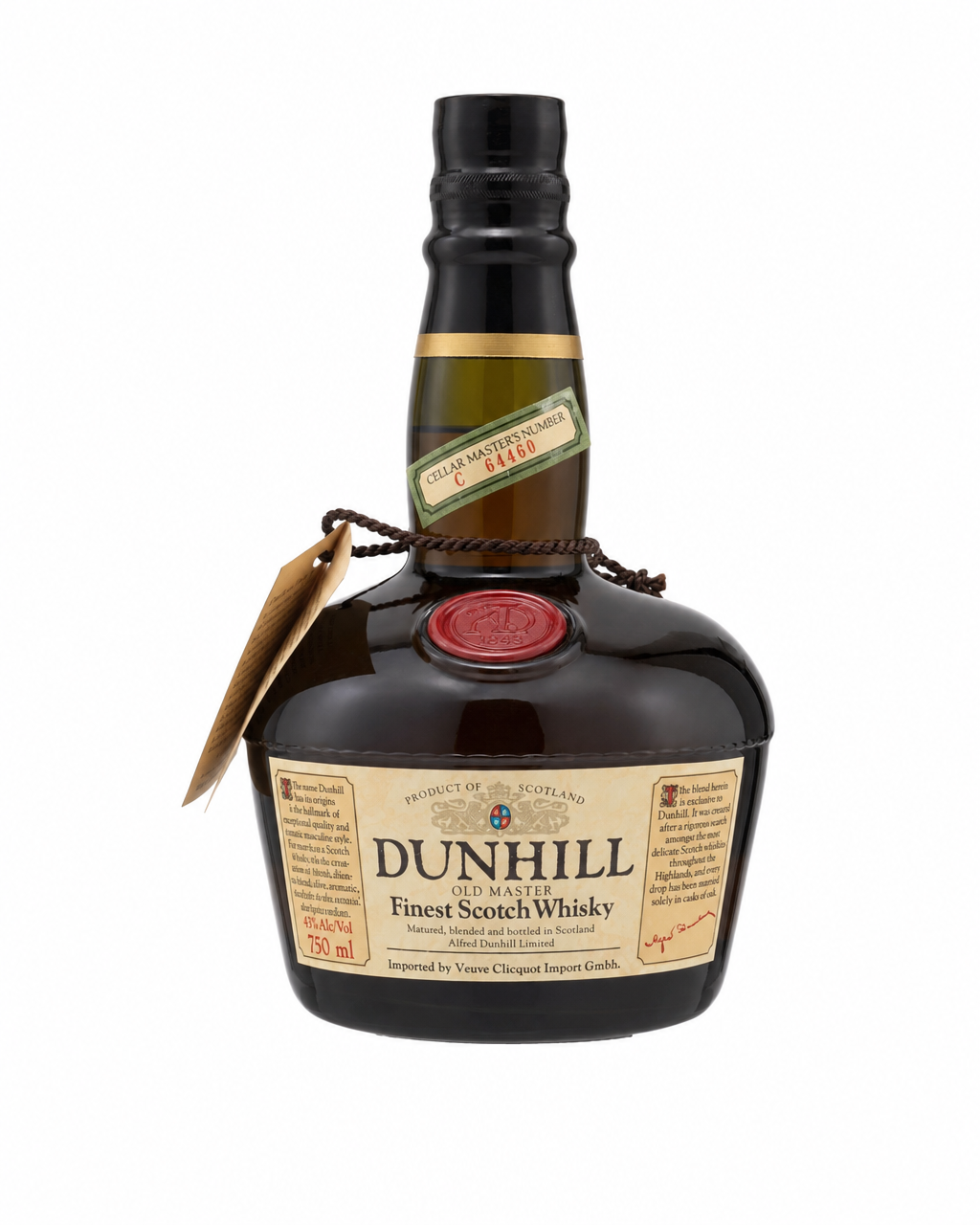 Dunhill Old Master bottle