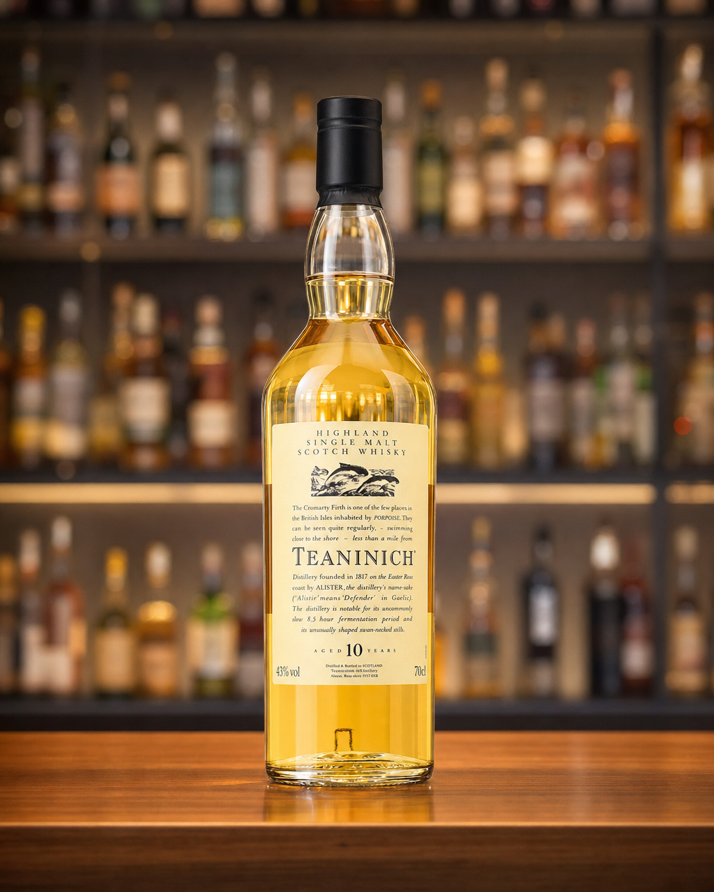 Flora & Fauna Teaninich 10 Year Old bottle, alternate view