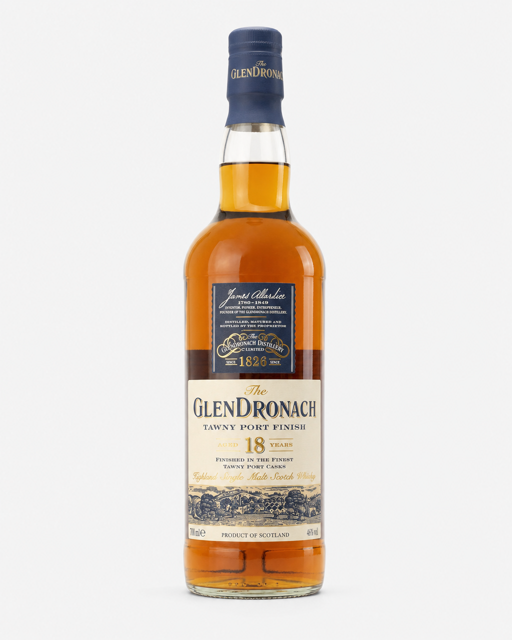 GlenDronach 18 Year Old Tawny Port Finish bottle
