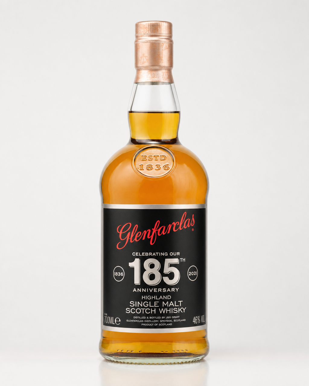 Glenfarclas 185th Anniversary 2021 bottle
