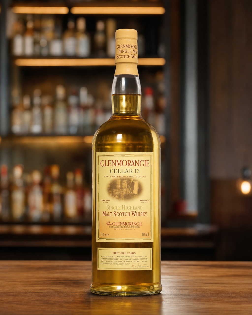 Glenmorangie Cellar 13 1L bottle, alternate view