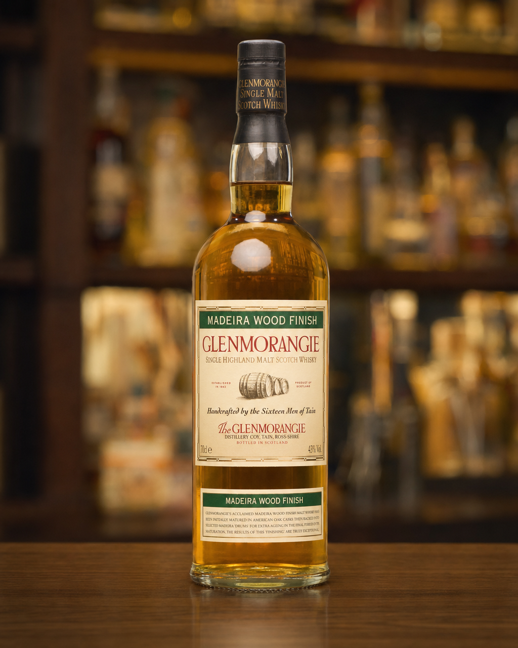 Glenmorangie Madeira Wood Finish bottle, alternate view
