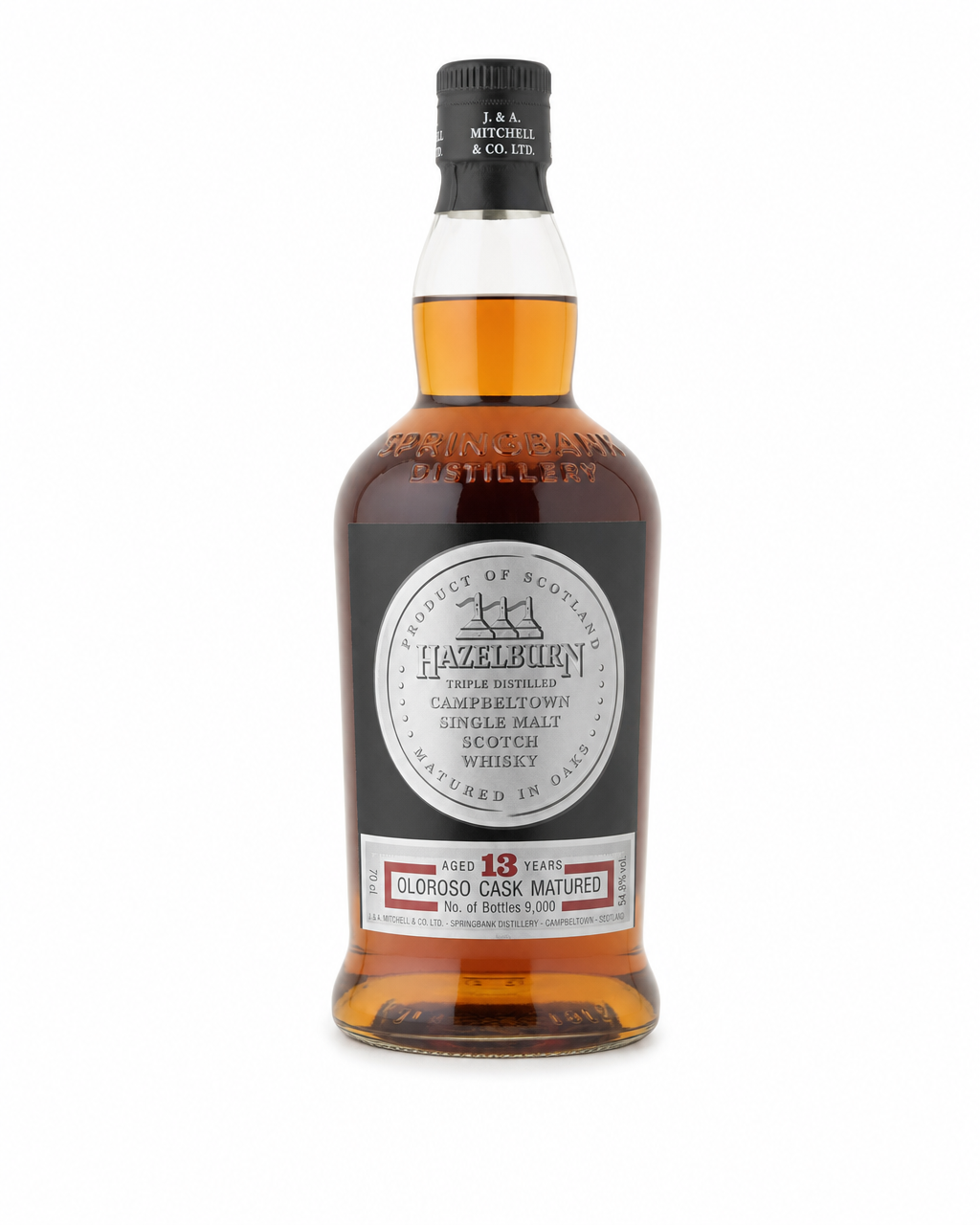Hazelburn 2007 13 Year Old Oloroso Cask bottle