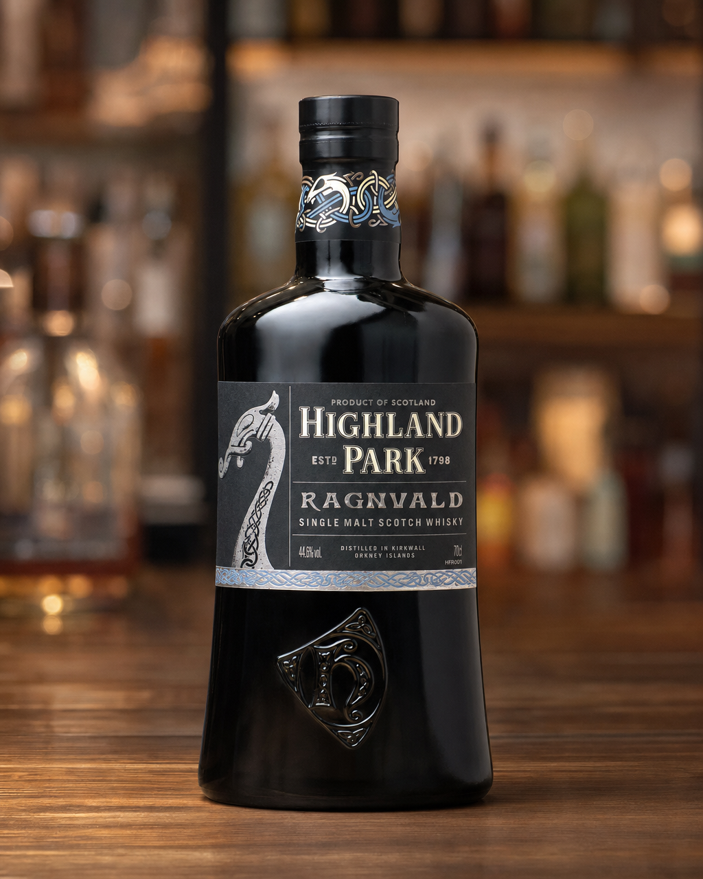 Highland Park Ragnvald bottle, alternate view