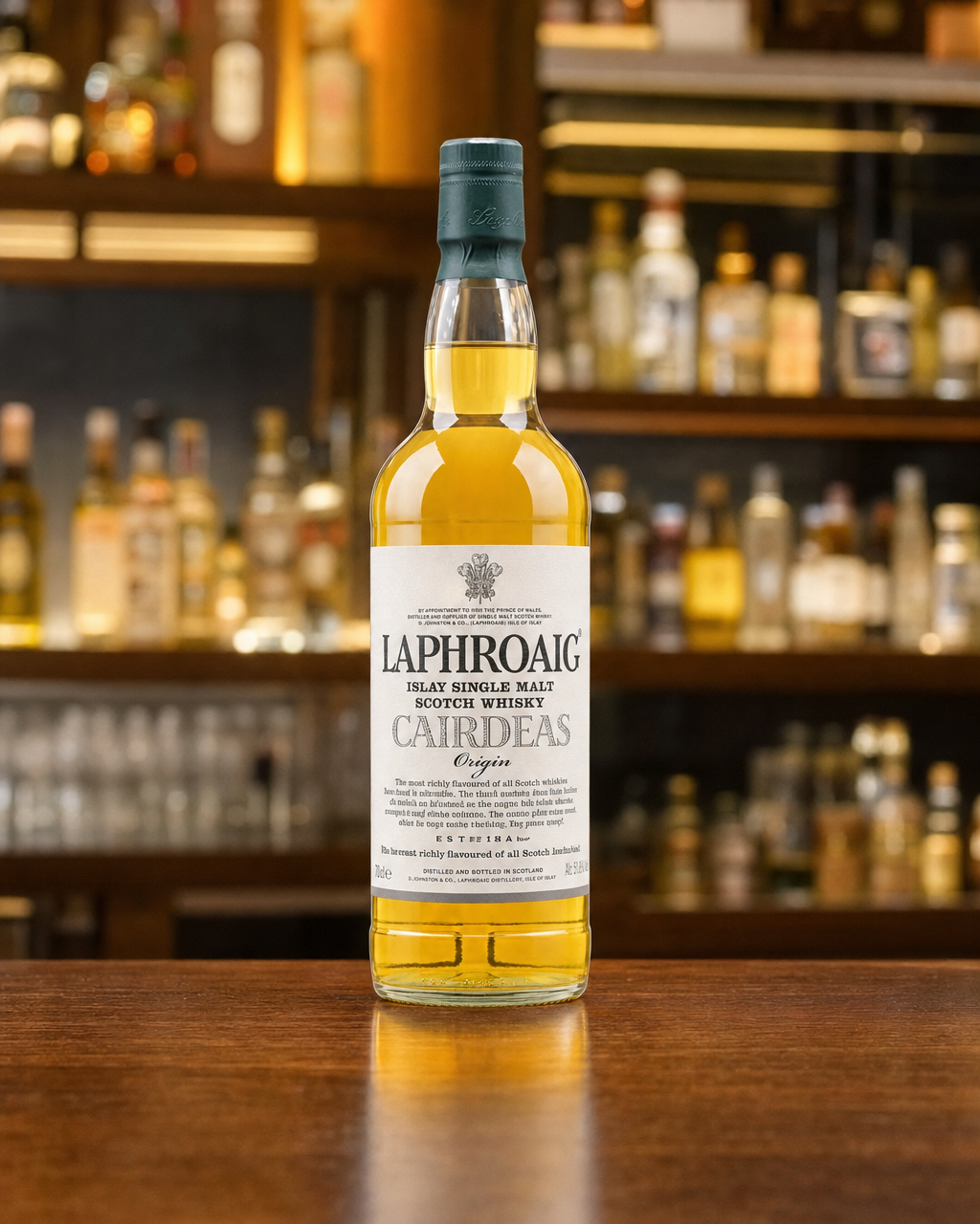 Laphroaig Cairdeas Origin Feis Ile 2012 bottle, alternate view