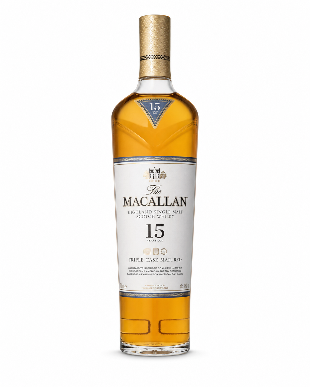 Macallan 15 Year Old Fine Oak Triple Cask bottle