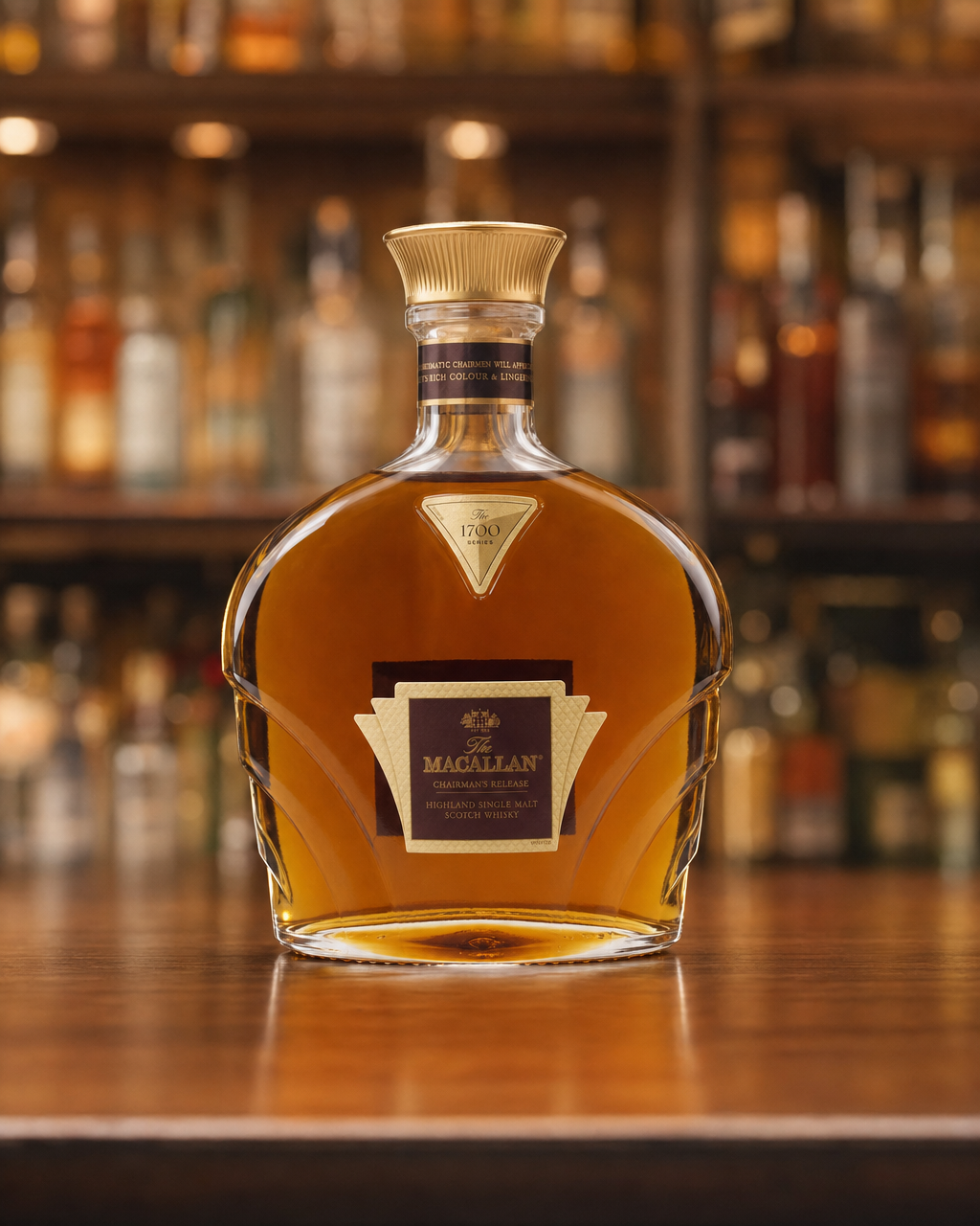 Macallan Chairman's Release / 1700 Series bottle, alternate view