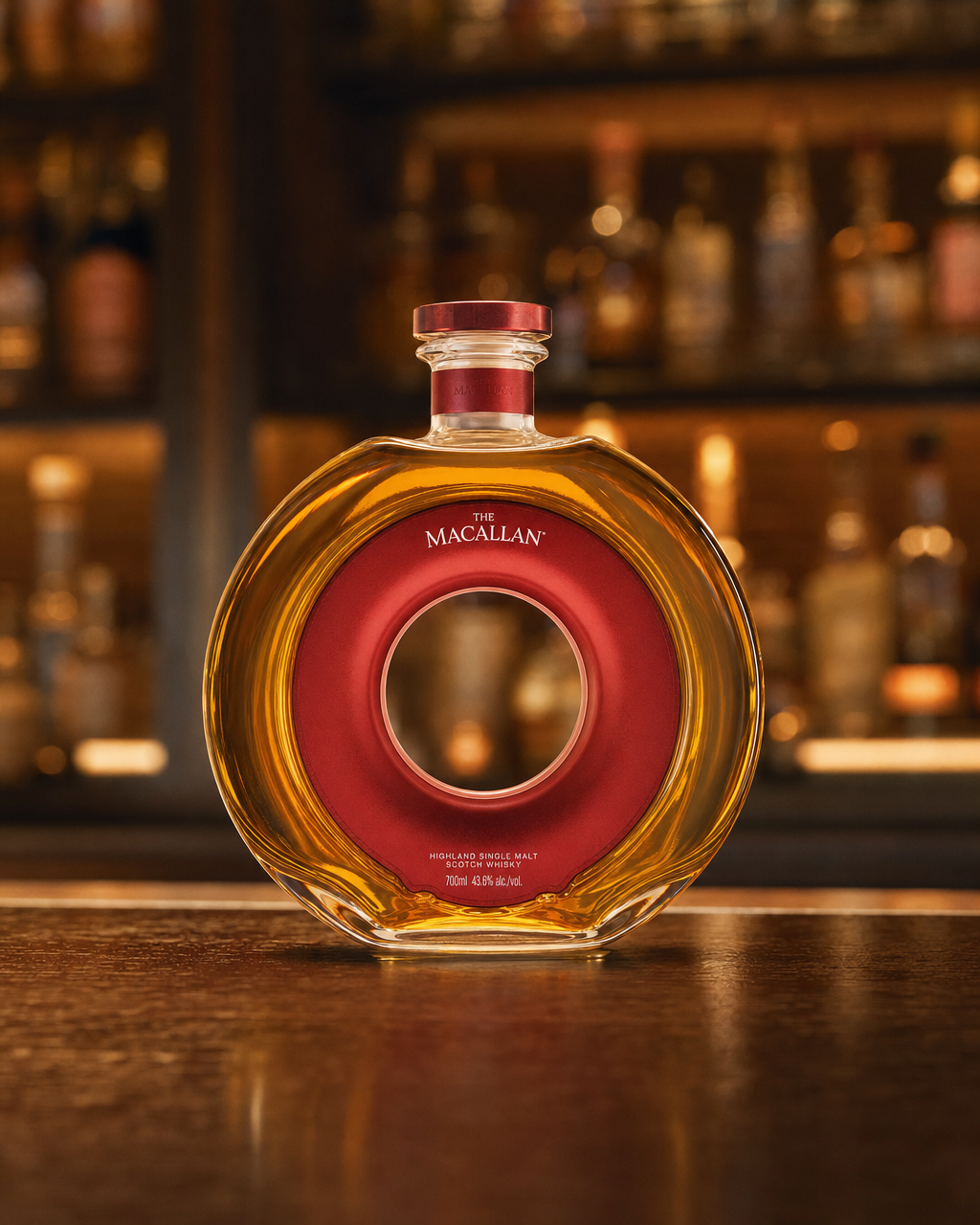 Macallan Time : Space Mastery bottle, alternate view
