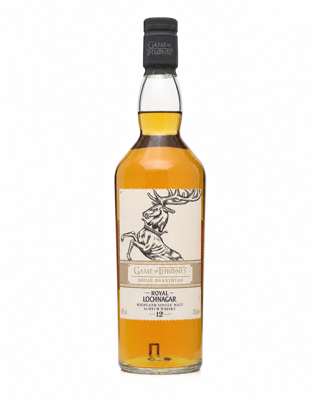 Royal Lochnagar 12 Years Old Game Of Thrones / House Of Baratheon bottle