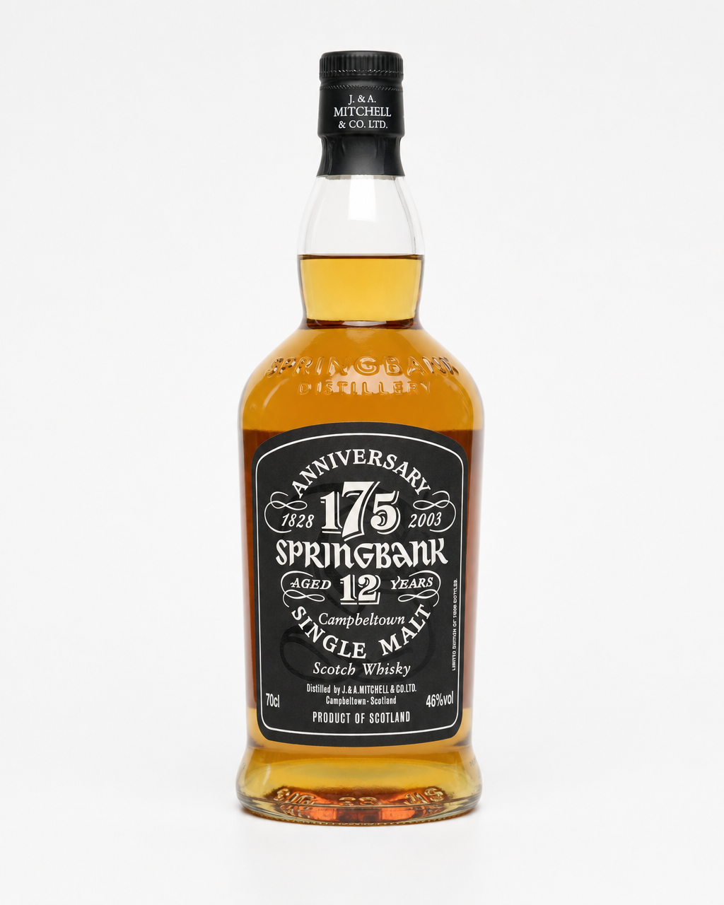 Springbank 175th Anniversary 12 Year Old bottle