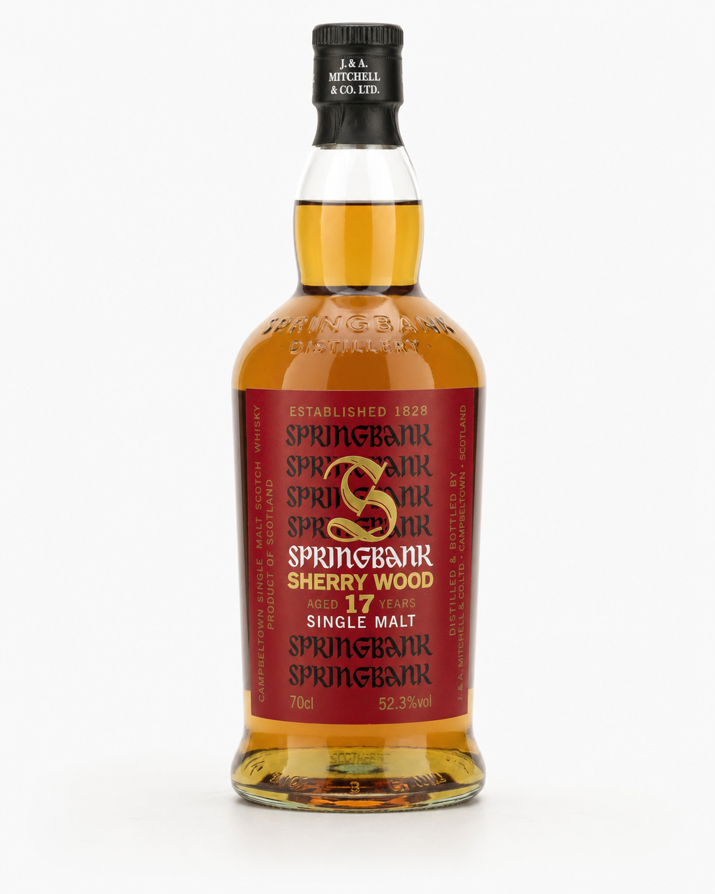 Springbank 1997 17 Year Old Sherry Wood bottle