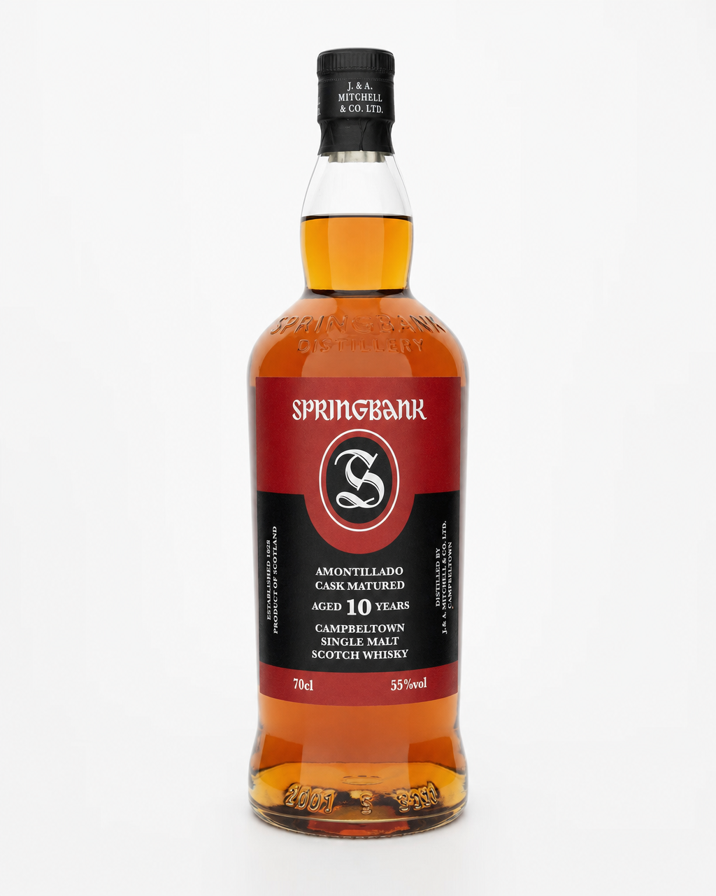 Springbank 2014 10 Year Old Amontillado Cask Matured bottle