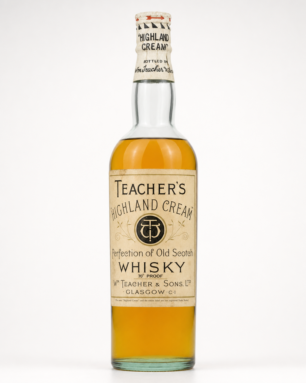 Teacher's Highland Cream bottle