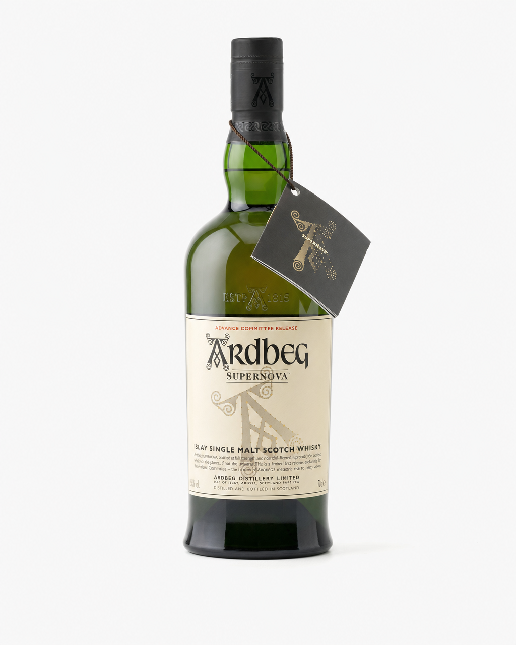 Ardbeg Supernova Advance Committee Release bottle