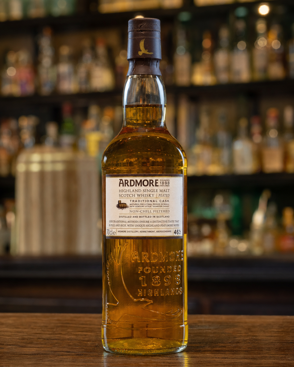 Ardmore Traditional Cask bottle, alternate view