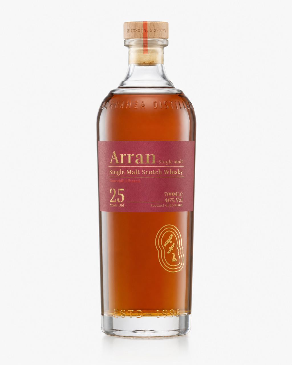 Arran 25 Year Old bottle