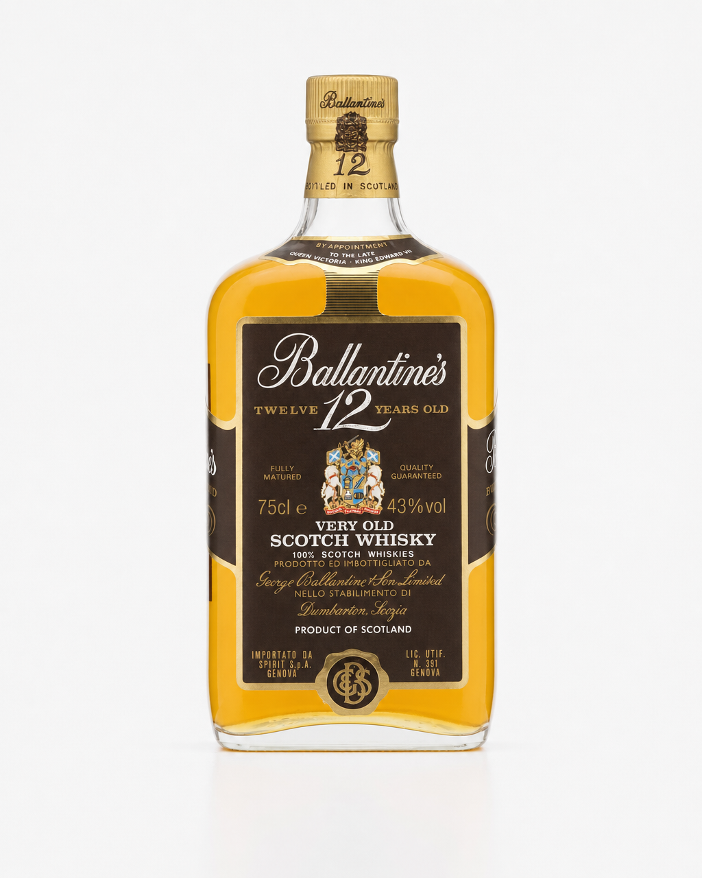 Ballantine's 12 Year Old bottle