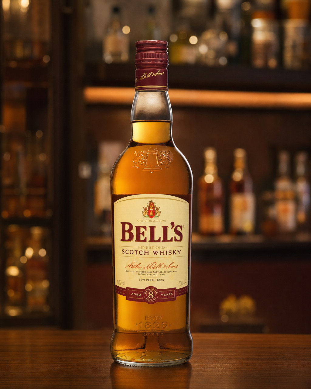 Bell's 8 Year Old bottle, alternate view