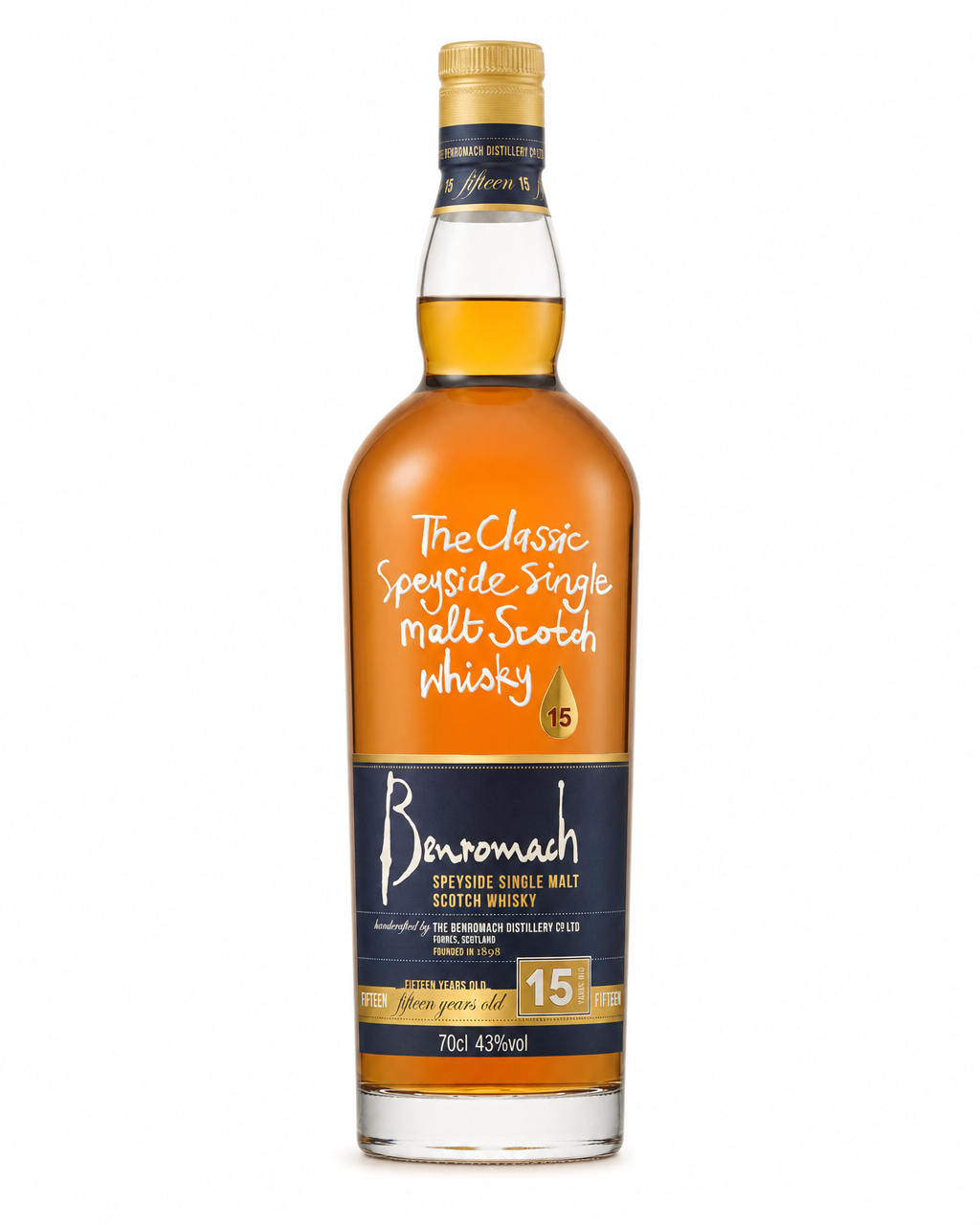 Benromach 15 Year Old bottle
