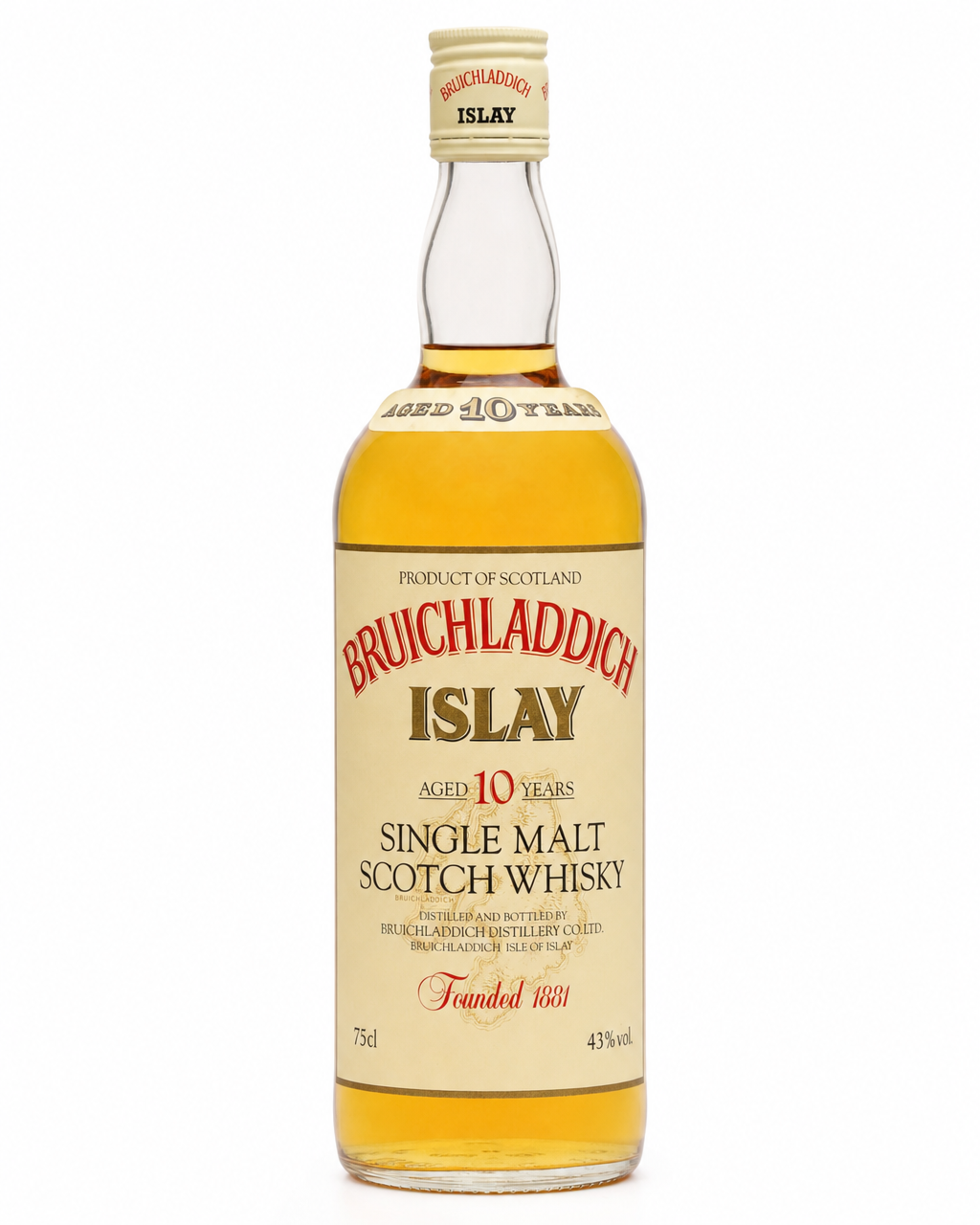 Bruichladdich 10 Year Old bottle