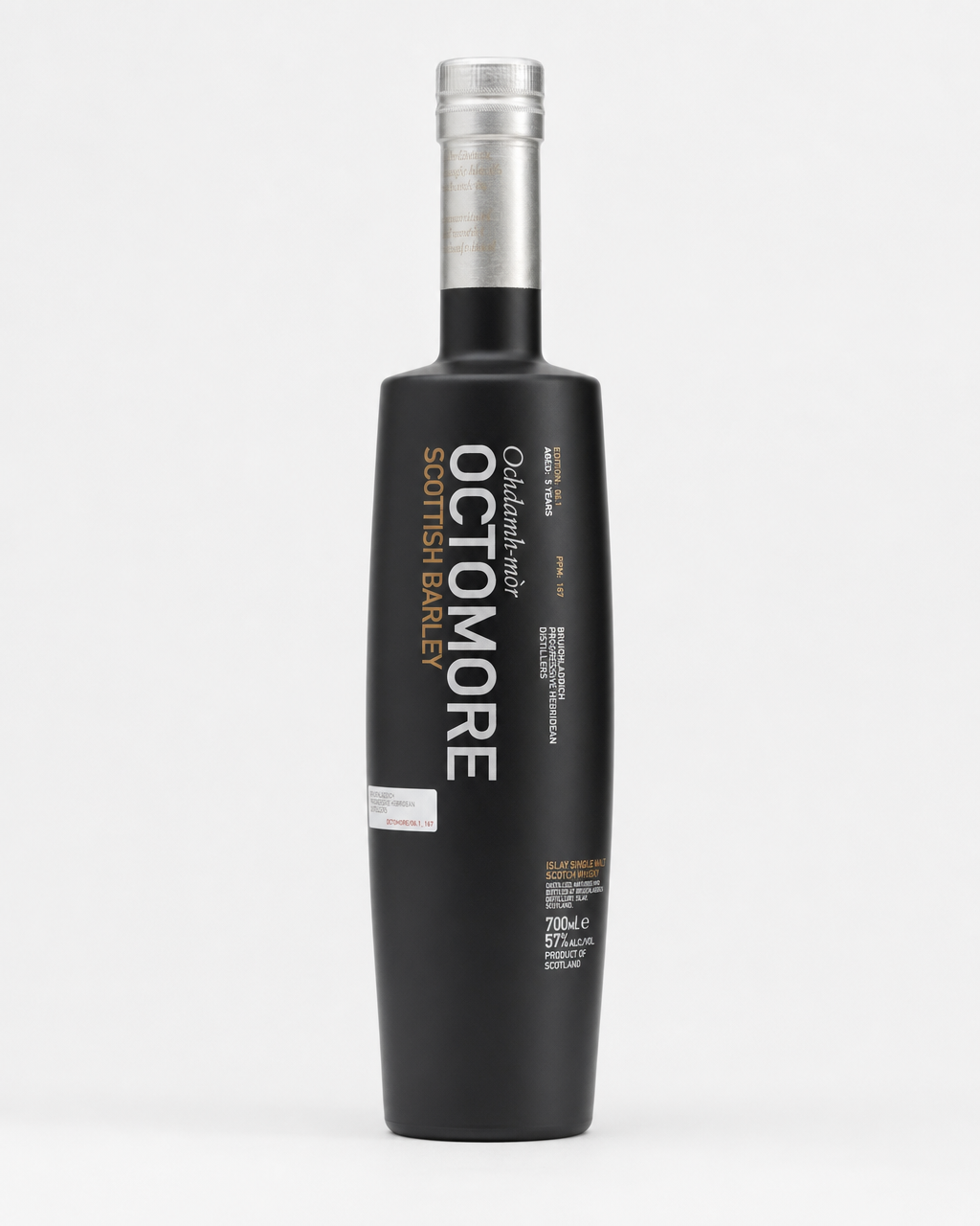 Bruichladdich Octomore Scottish Barley 5 Year Old bottle