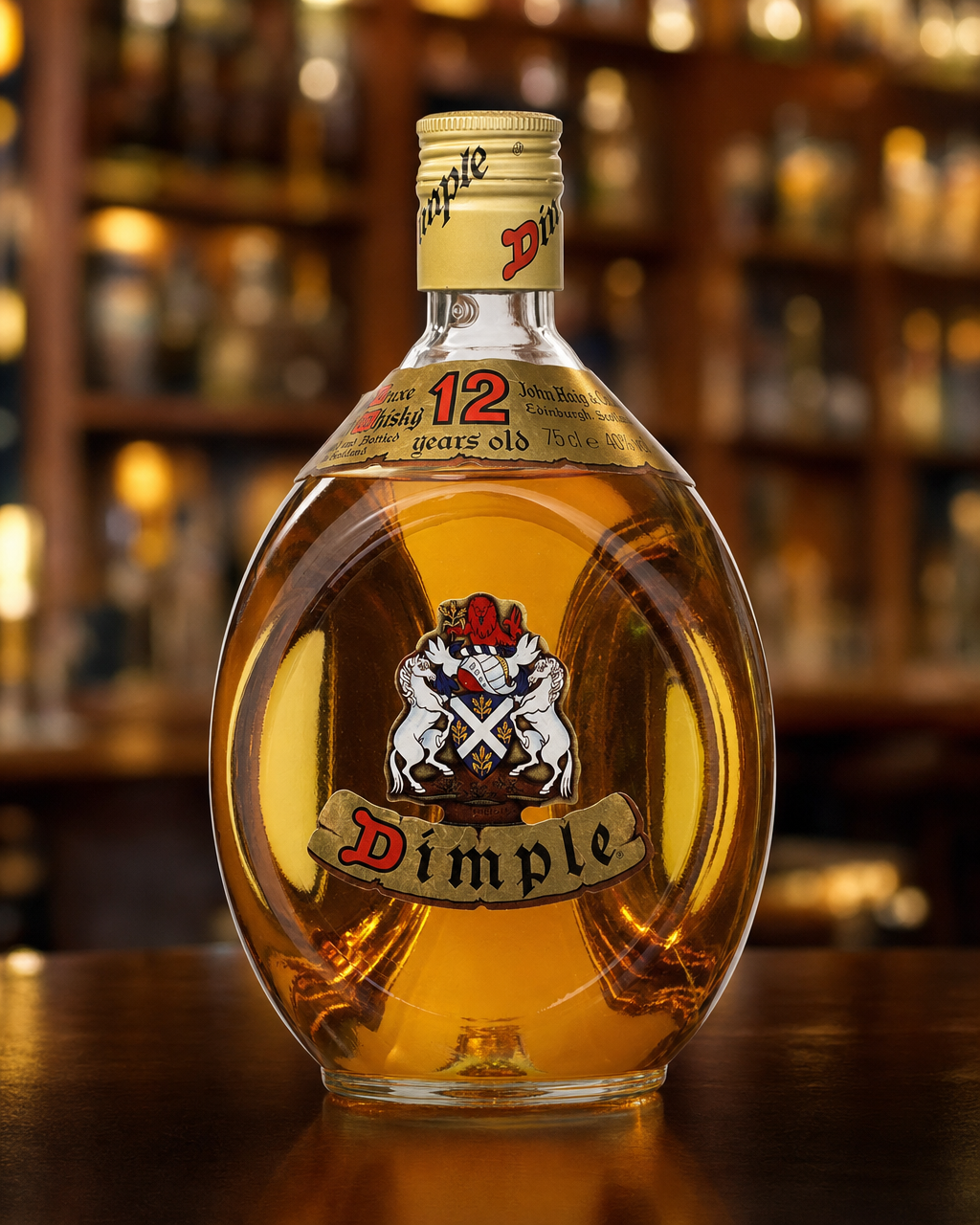 Dimple 12 Year Old bottle, alternate view
