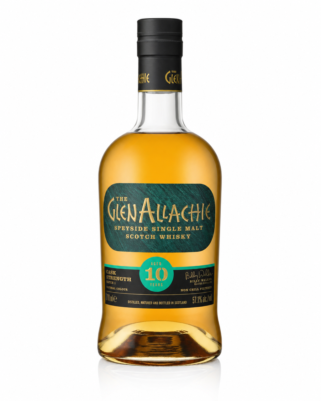 GlenAllachie 10 Year Old Cask Strength Batch #1 bottle