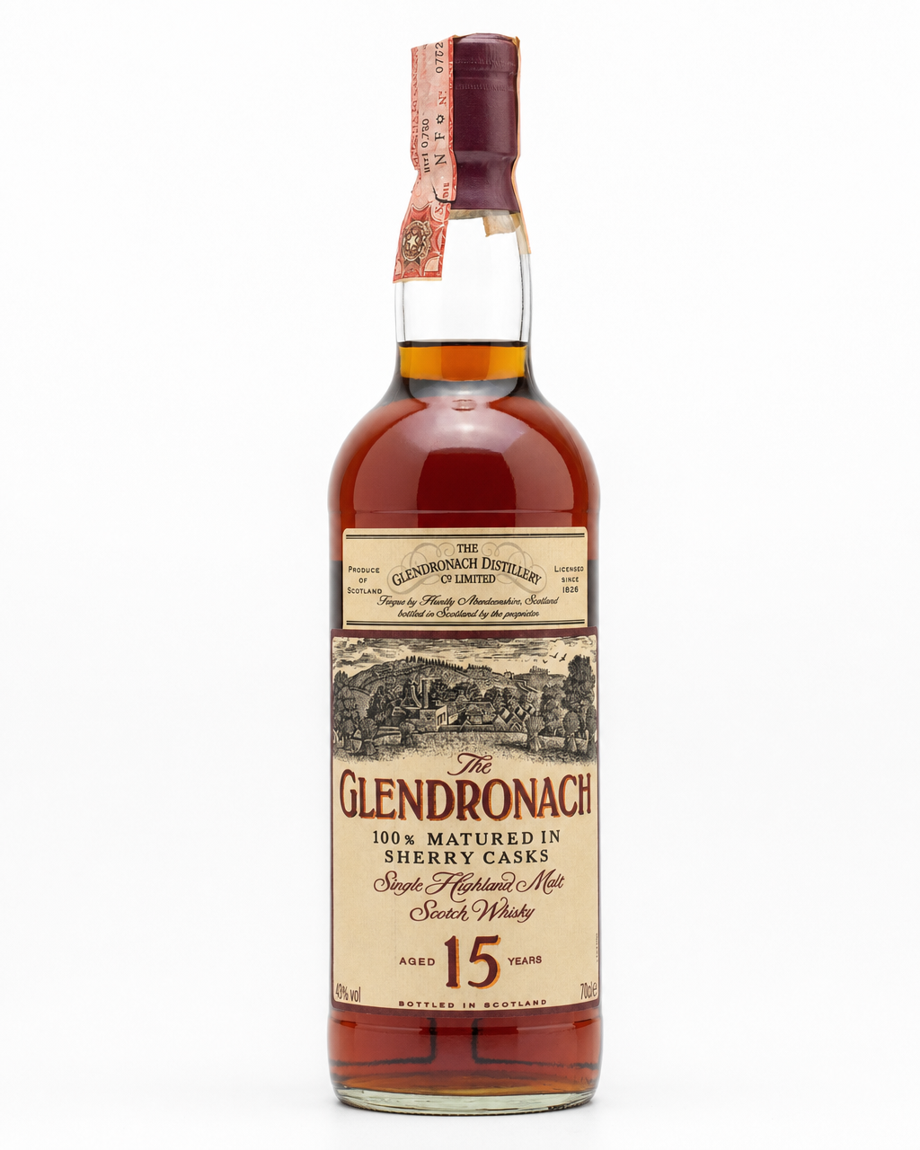 Glendronach 15 Year Old bottle